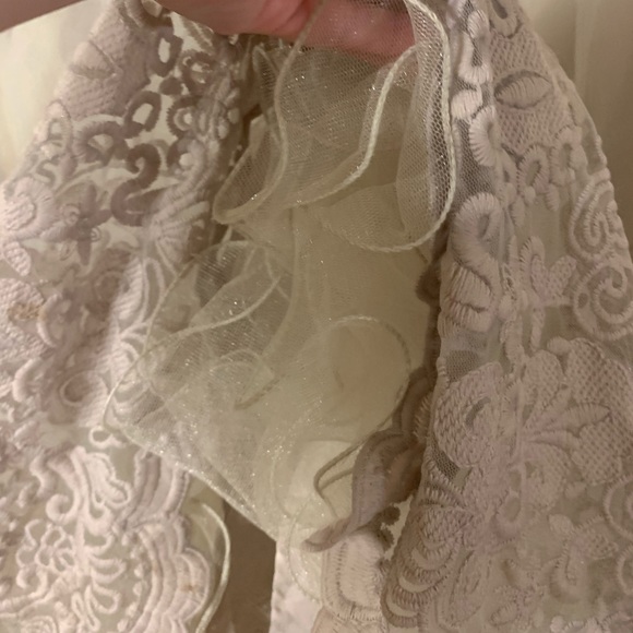 Chi Chi Curve London Grey Lace Heather Dress - Tulle Dress NWT - Picture 2 of 8